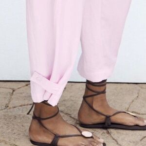 Zara pants light pink
